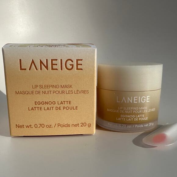 Laneige Lip Sleeping Mask Eggnog Latte Lip Balm Full Size 20g / 0.70 oz Egg Nog - Picture 1 of 12